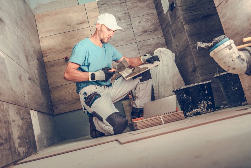 Our team working on Bathroom Remodeling projects in Brown County, IN