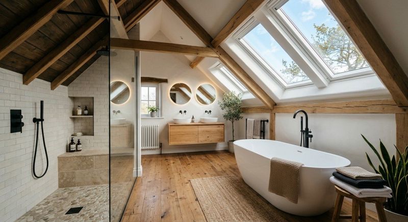 Attic Bathroom Remodeling in Brown County, IN