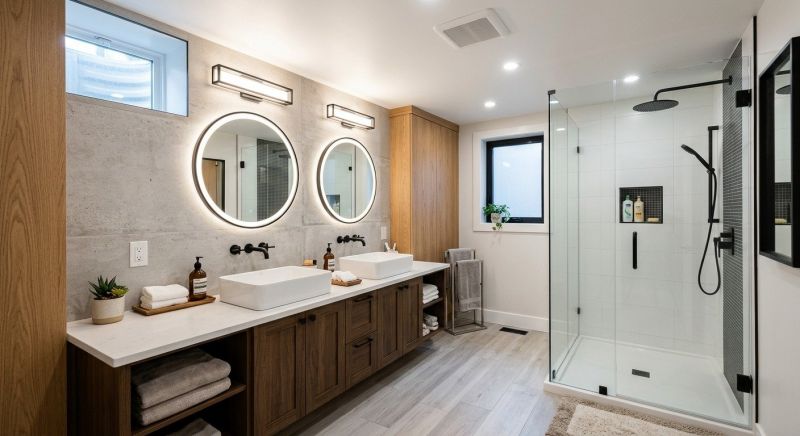 Basement Bathroom Remodeling in Brown County, IN