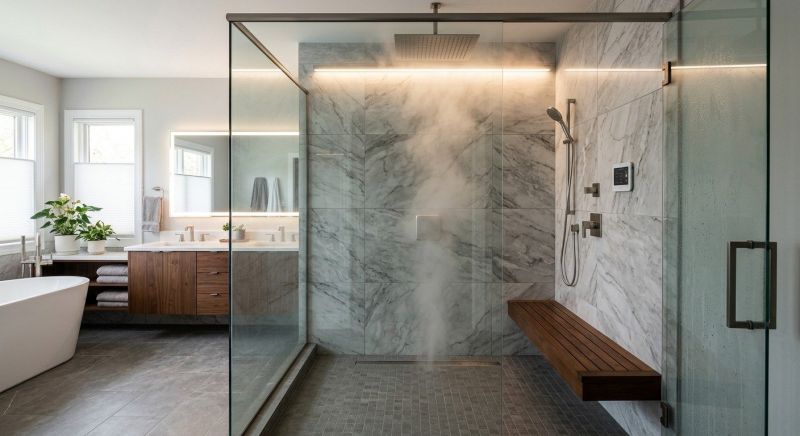 Granite Shower Installation in Brown County, IN